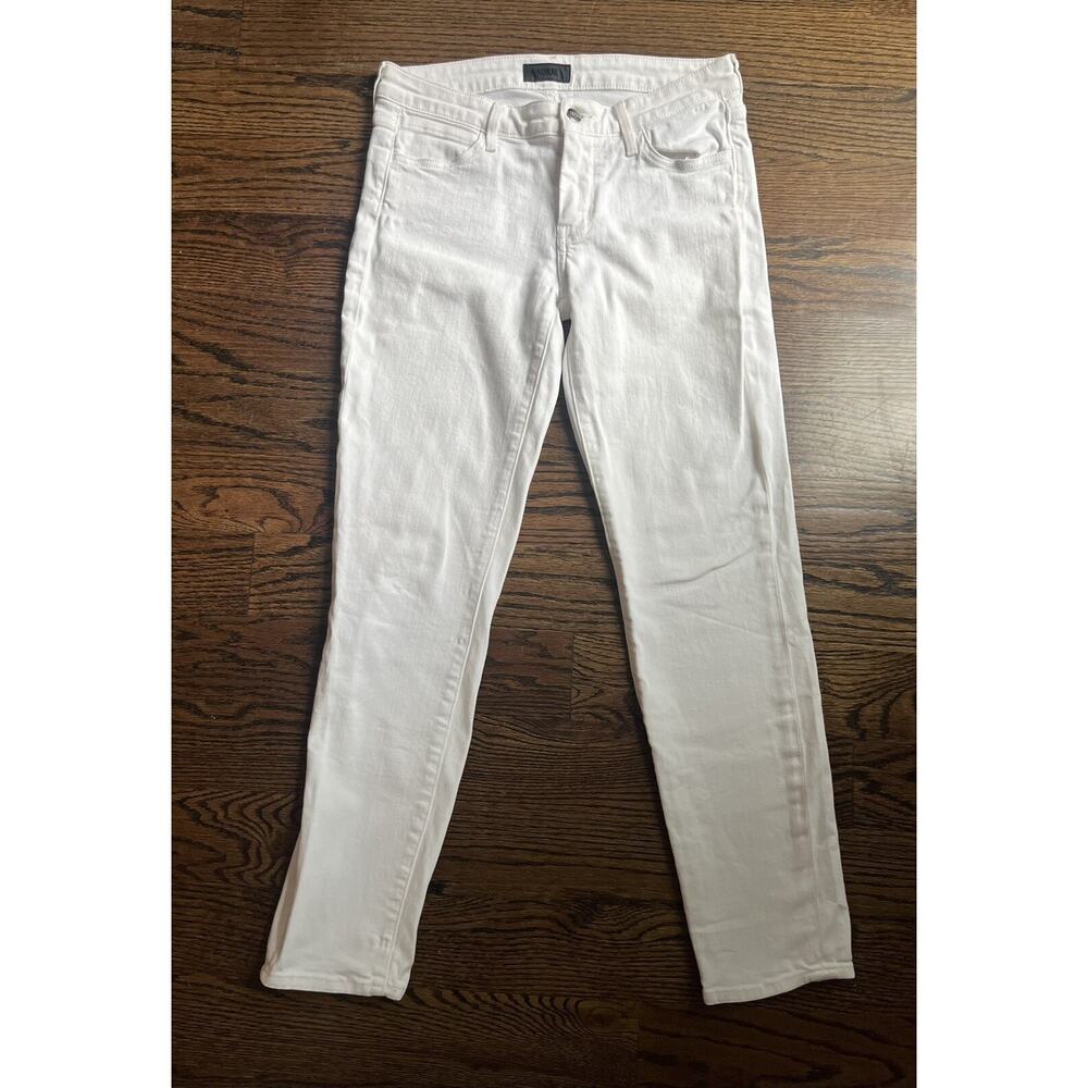 Koral White Denim Skinny Cropped Jeans Size 27 White NWOT